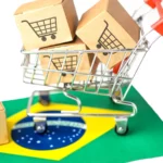 Carrinho de supermercado com preços altos